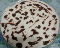 Pavê misto de biscoito de maisena