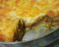 Escondidinho de sobra de carne assada