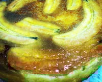 Bolo de banana com leite condensado