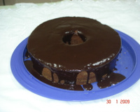 Bolo de aveia saudável