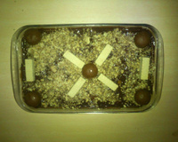 Pavê de creme de avelã e bombom