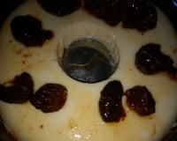 Manjar de coco com calda de abacaxi