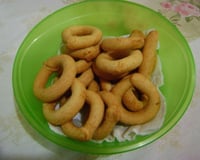 Rosca de polvilho frita