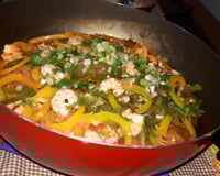 Moqueca de peixe ao molho de camarão