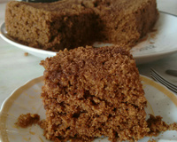 Bolo de aveia de micro-ondas