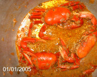 Caranguejo ao leite de coco