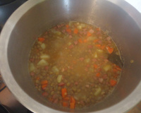 Lentilha com linguiça (receita espanhola)