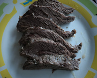 Picanha/fraldinha com sal grosso e clara de ovos