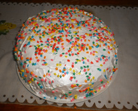 Bolo xadrez colorido