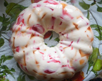 Gelatina colorida com maria-mole