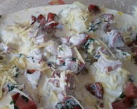 Batata com creme de leite ao forno