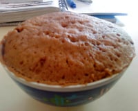 Bolo de iogurte de caneca