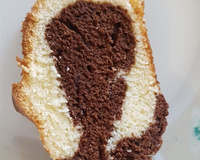 Bolo mesclado de liquidificador