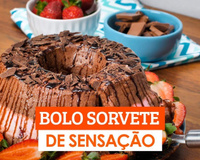Bolo de sorvete sensação