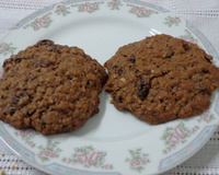 Cookie de aveia e passas