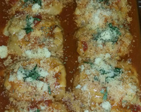 Carne moída à parmegiana