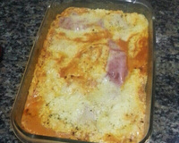 Macarrão talharim de forno