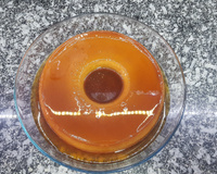 Pudim de leite com bolachas maisena