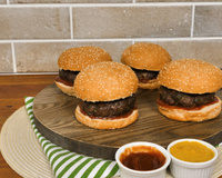 Hambúrguer recheado