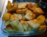 Massinha de pão frita simples