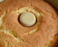 Bolo de fubá com laranja