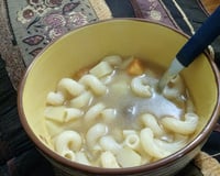 Sopa de legumes com macarrão