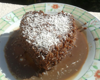 Bolo simples de caneca de micro-ondas