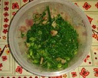 Couve refogada para acompanhar feijoada