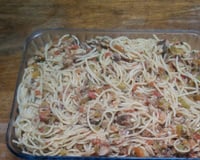 Macarronada com sardinha