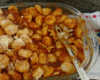 Nhoque perfeito com molho de bacon