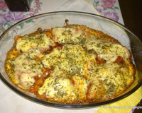 Peito de frango à parmegiana