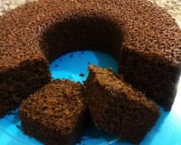 Bolo de banana e cacau