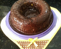 Calda de chocolate no micro-ondas