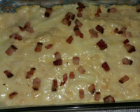 Carne moída recheada ao creme