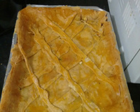 Torta de creme de leite com palmito