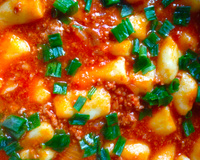 Nhoque de batata com maisena