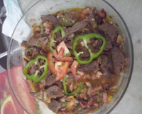 Carne assada com bacon ao molho de cerveja