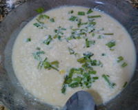 Sopa creme de alho poró