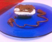 Cupcake Gelado de Nutella