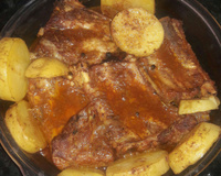 Costela de porco ao vinho