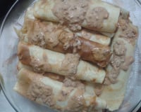 Panqueca de carne moída da Cris