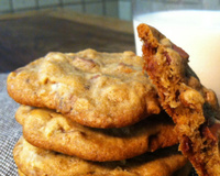 Cookie de nozes e chocolate