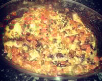 Filé de peixe assado