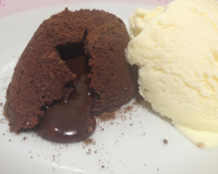 Petit gâteau de creme de avelã perfeito