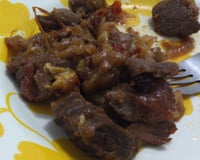 Músculo de panela, sem água