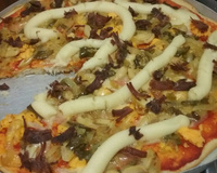 Pizza rápida de liquidificador