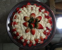 Naked cake de morango