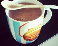 Chocolate quente simples para Inverno