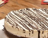 Torta crocante de dois chocolates 