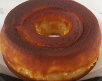 Pudim de pão caseiro